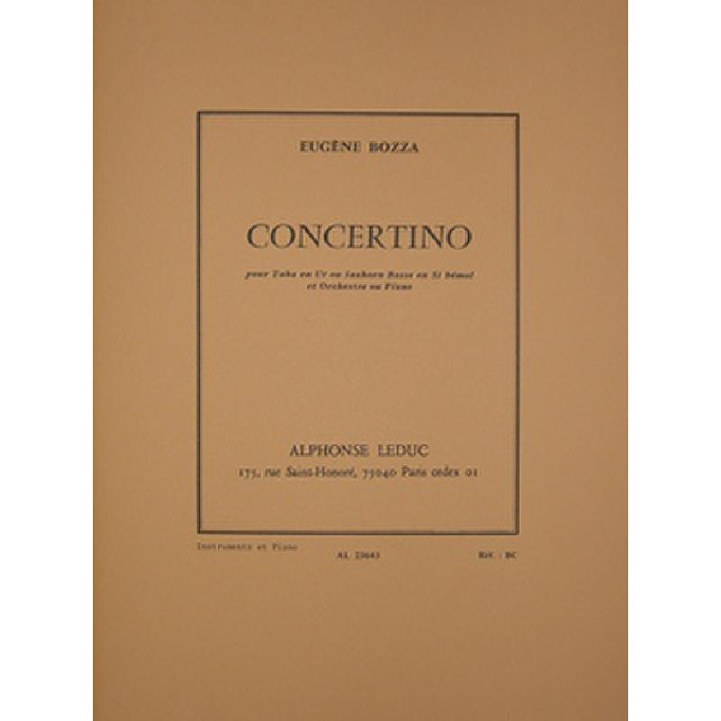 Titelbild für AL 23643 - CONCERTINO
