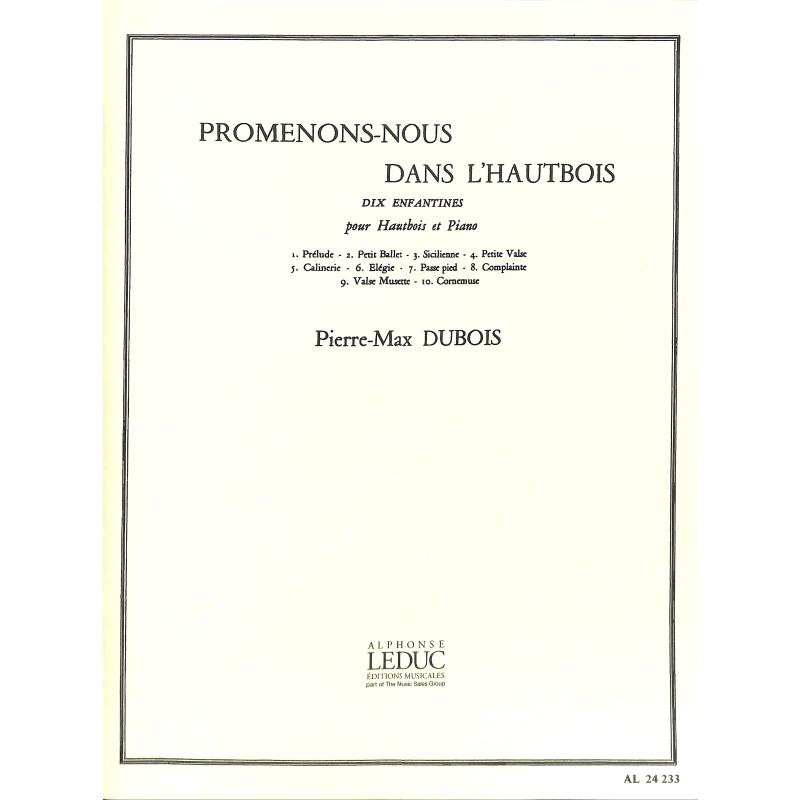 Titelbild für AL 24233 - PROMENONS NOUS DANS L'HAUTBOIS