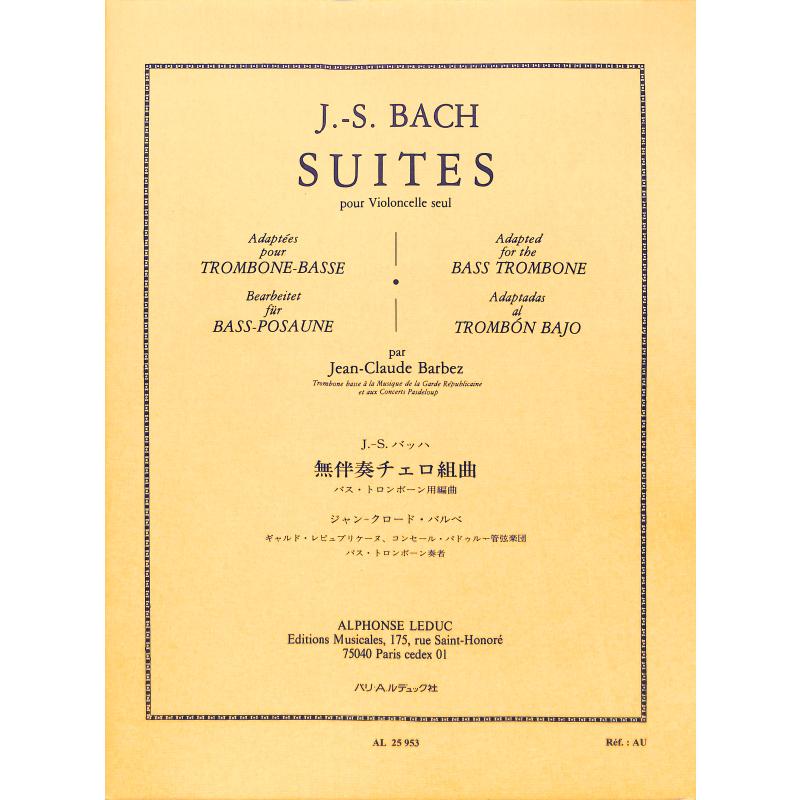 Titelbild für AL 25953 - 6 SUITEN BWV 1007-1012 (VC)