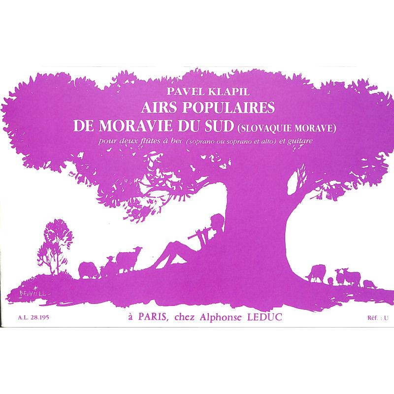 Titelbild für AL 28195 - AIRS POPULAIRES DE MORAVIE