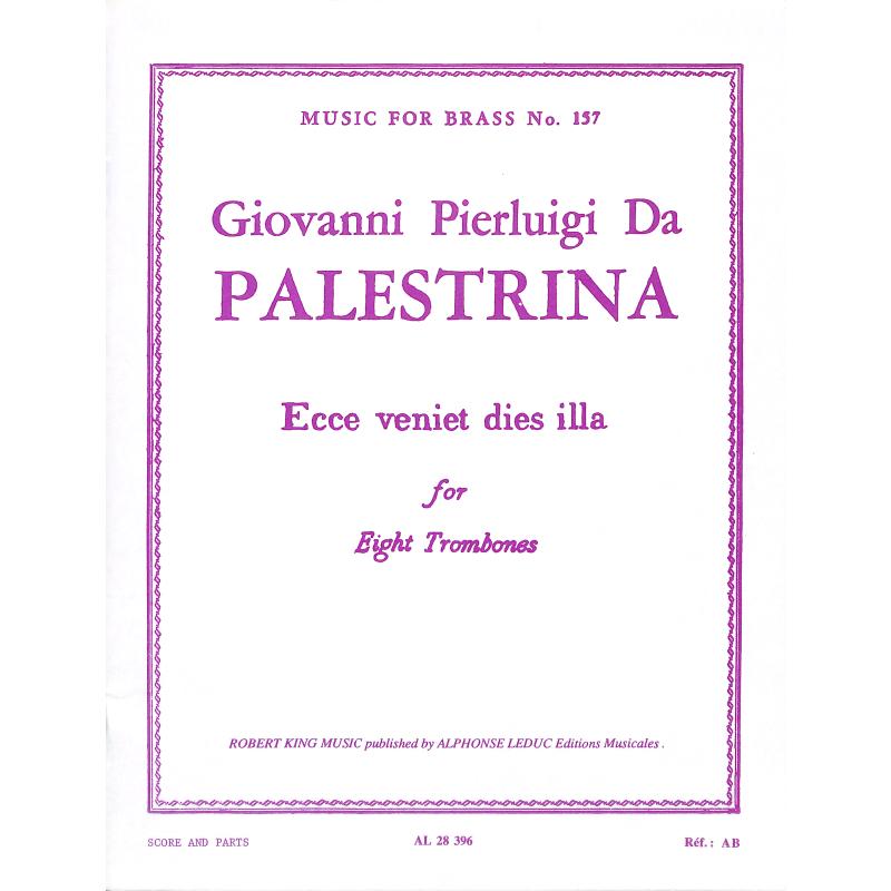 Titelbild für AL 28396 - ECCE VENIET DIES ILLA