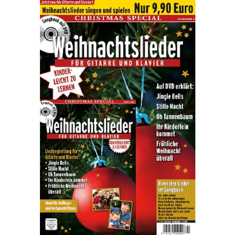 Titelbild für 978-3-941531-20-8 - WEIHNACHTSLIEDER FUER GITARRE UND KLAVIER