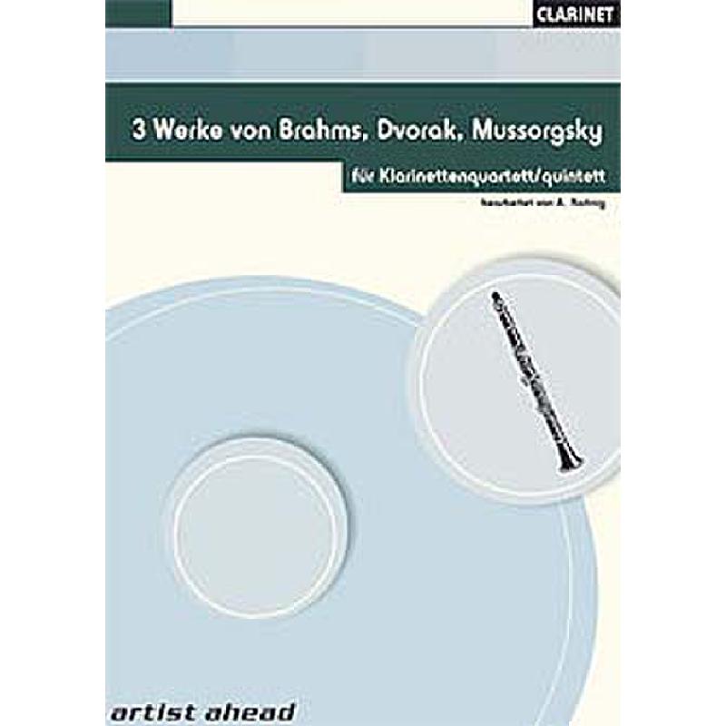 Titelbild für AA 0204-001 - 3 WERKE VON BRAHMS + DVORAK + MUSSORGSKI