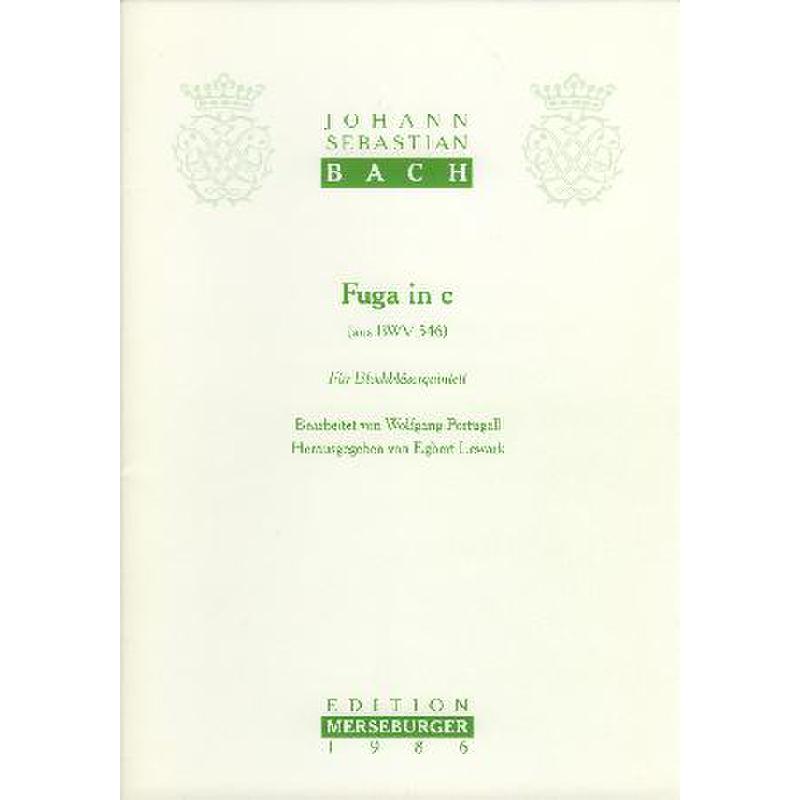 Titelbild für MERS 1986 - FUGE C-MOLL (AUS BWV 546)