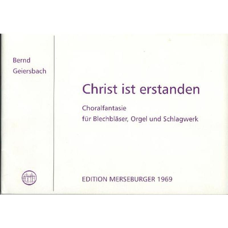 Titelbild für MERS 1969 - CHRIST IST ERSTANDEN - CHORALFANTASIE