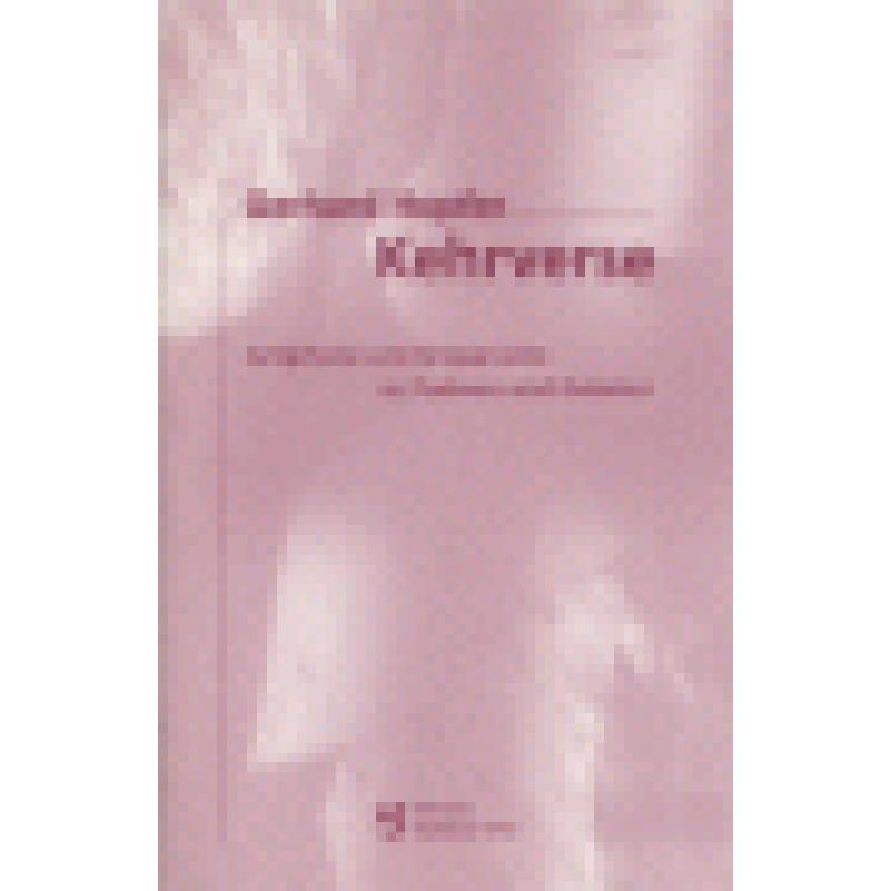 Titelbild für VS 1772 - KEHRVERSE - ANTIPHONE + SINGSPRUECHE