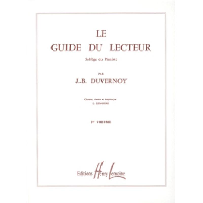 Titelbild für LEMOINE 6205 - LE GUIDE DU LECTEUR 1