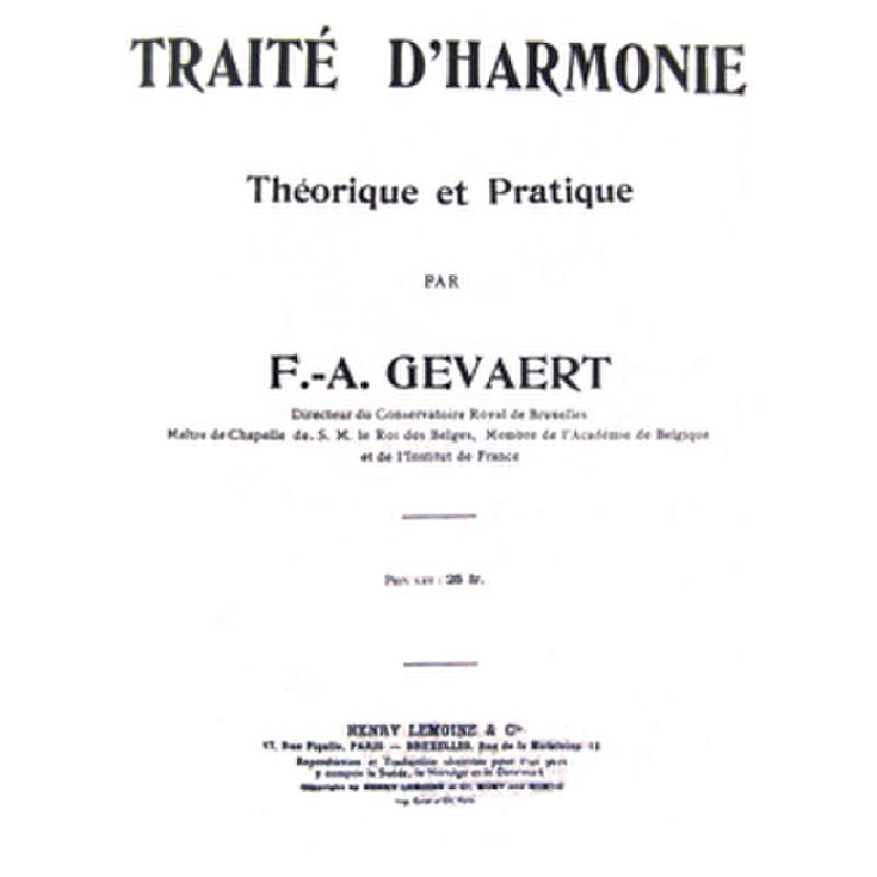 Titelbild für LEMOINE 19669 - TRAITE D'HARMONIE