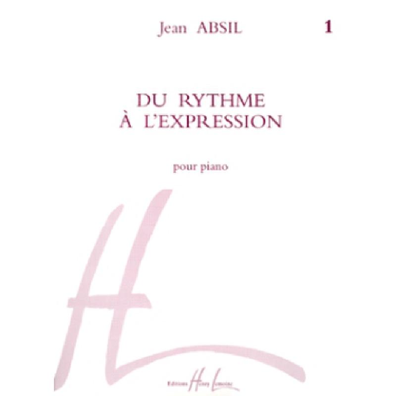 Titelbild für LEMOINE 24047 - DU RYTHME A L'EXPRESSION 1 OP 108