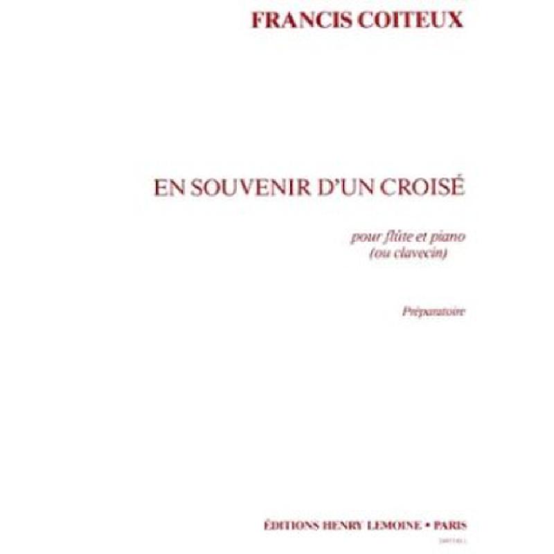 Titelbild für LEMOINE 24853 - EN SOUVENIR D'UN CROISE
