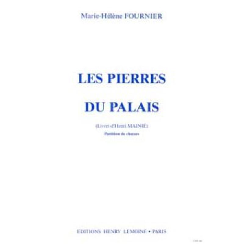 Titelbild für LEMOINE 25091 - PIERRES DU PALAIS