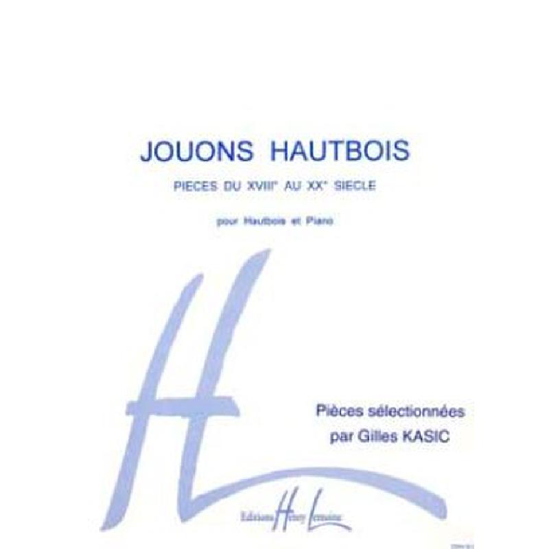Titelbild für LEMOINE 25094 - JOUONS HAUTBOIS 1