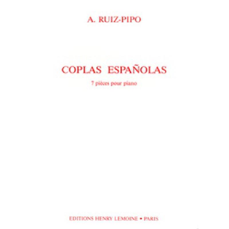 Titelbild für LEMOINE 25114 - COPLAS ESPANOLAS