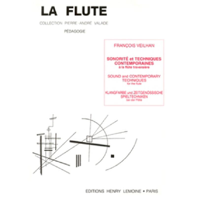 Titelbild für LEMOINE 25286 - SONORITE ET TECHNIQUES CONTEMPORAINES