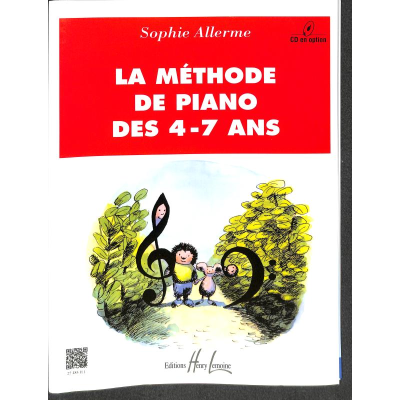 Titelbild für LEMOINE 25484 - LA METHODE DE PIANO DES 4-7 ANS