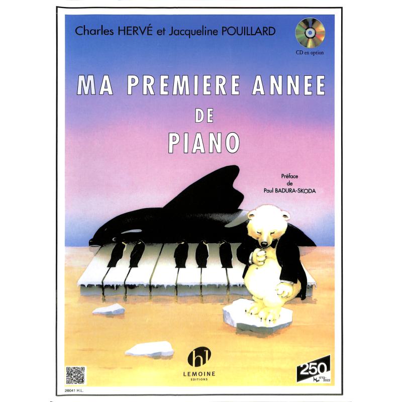 Titelbild für LEMOINE 26041 - MA PREMIERE ANNEE DE PIANO