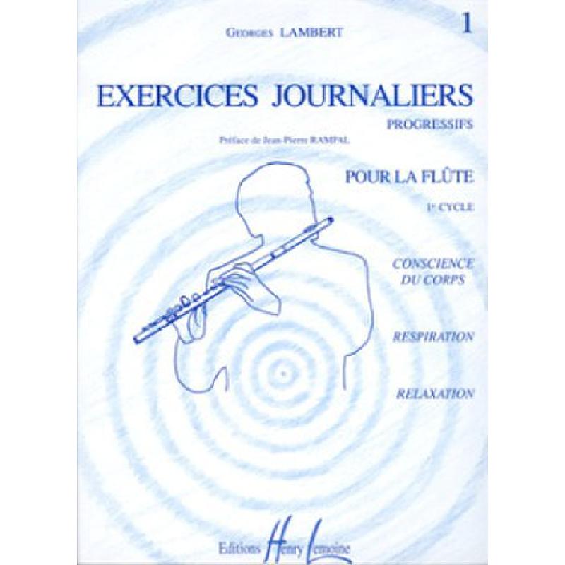 Titelbild für LEMOINE 26052 - EXERCICES JOURNALIERS PROGRESSIFS 1
