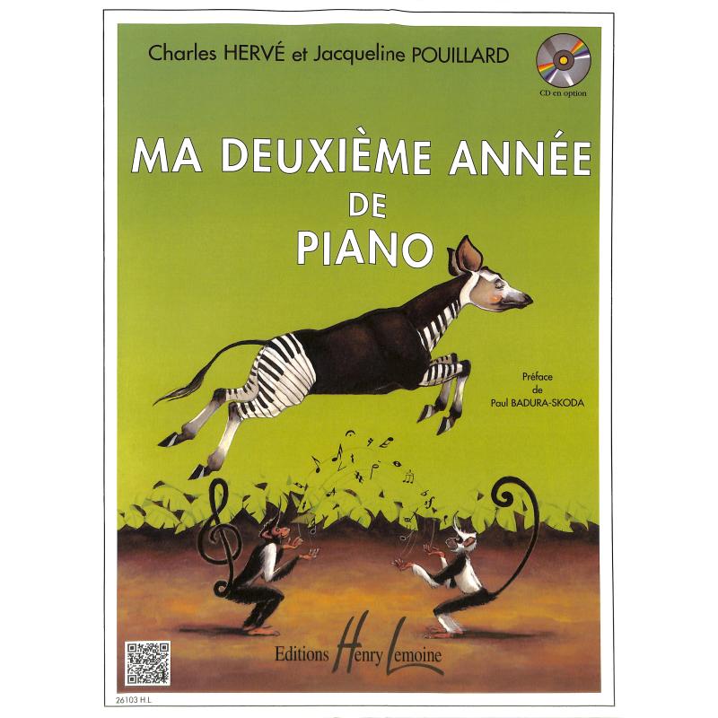 Titelbild für LEMOINE 26103 - MA DEUXIEME ANNEE DE PIANO