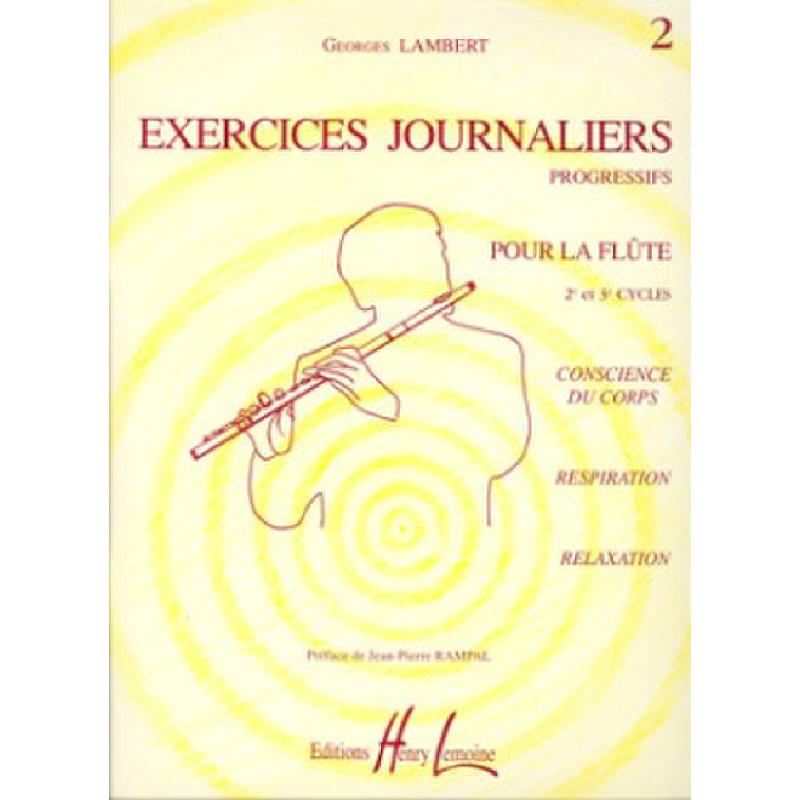 Titelbild für LEMOINE 26145 - EXERCICES JOURNALIERS PROGRESSIFS 2 + 3