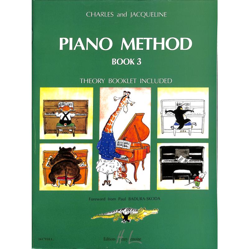 Titelbild für LEMOINE 26179 - PIANO METHOD BOOK 3