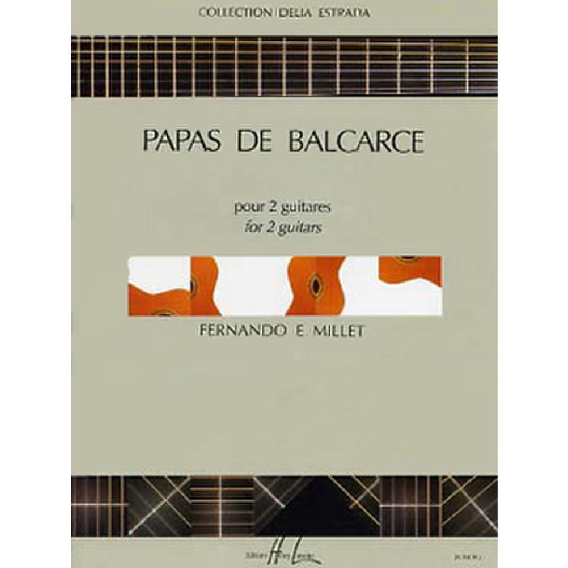 Titelbild für LEMOINE 26360 - PAPAS DE BALCARCE