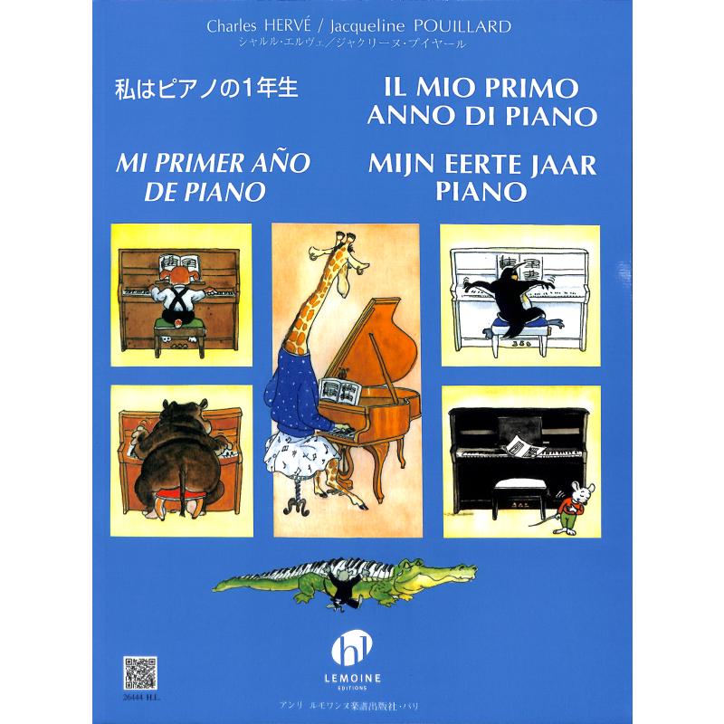 Titelbild für LEMOINE 26444 - MA PREMIERE ANNEE DE PIANO