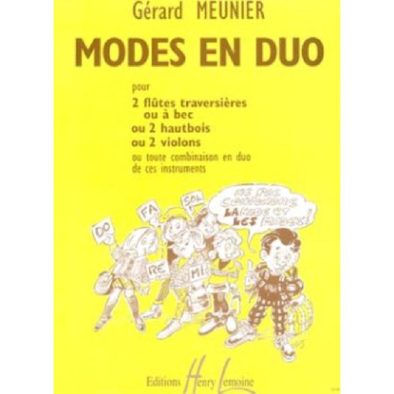 Titelbild für LEMOINE 26490 - MODES EN DUO
