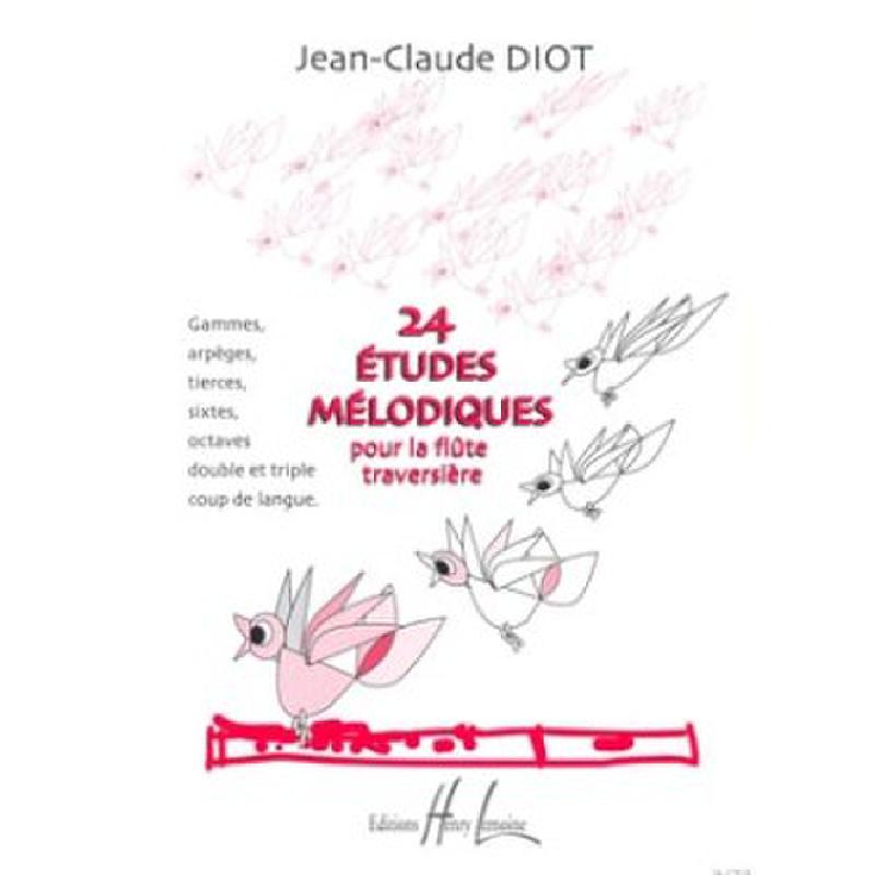 Titelbild für LEMOINE 26529 - 24 ETUDES MELODIQUES