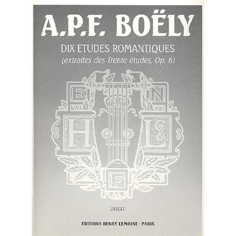 Titelbild für LEMOINE -UL112 - 10 ETUDES ROMANTIQUES OP 6