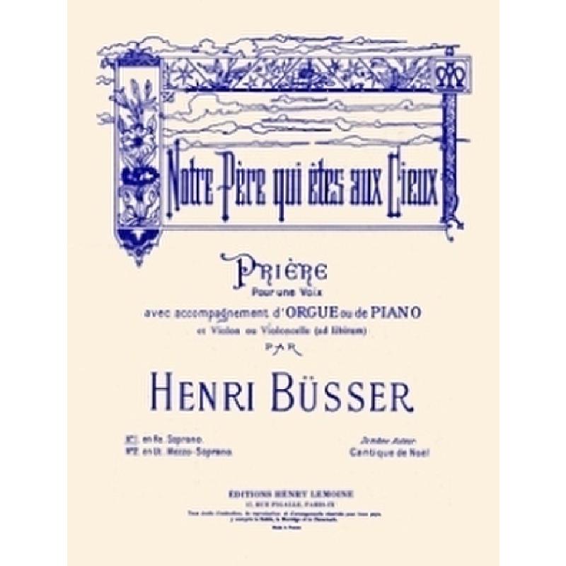 Titelbild für LEMOINE 255291 - NOTRE PERE