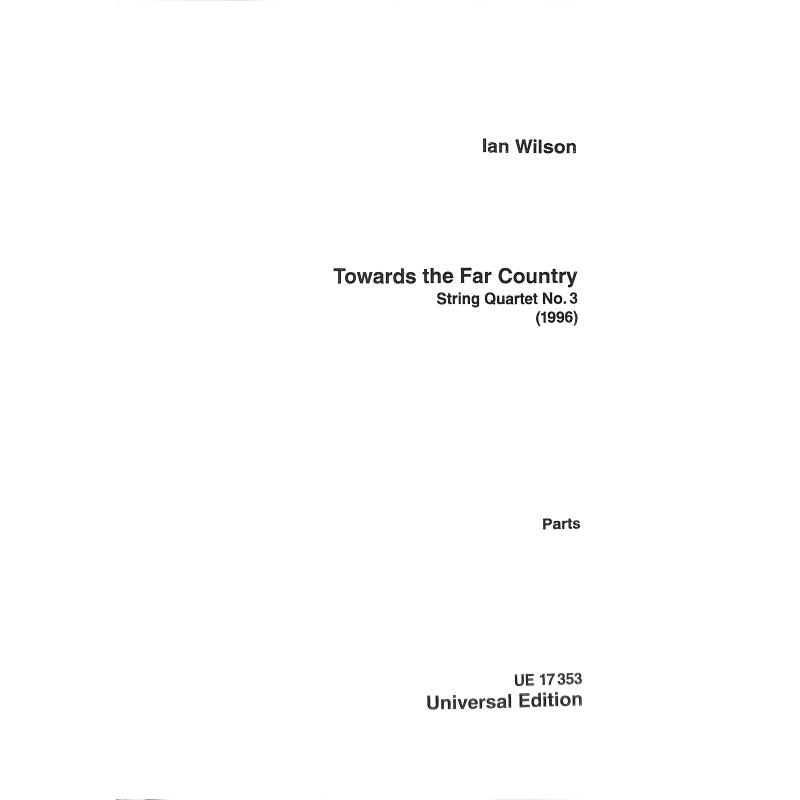 Titelbild für UE 17353 - TOWARDS THE FAR COUNTRY