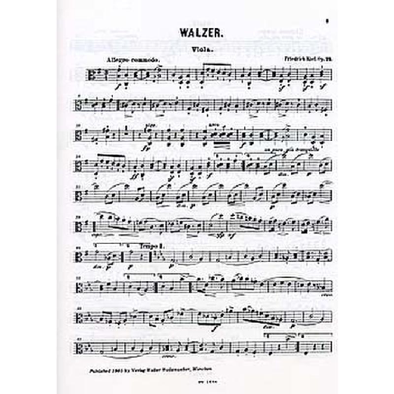 Titelbild für WW 104B-VA - WALZER OP 73