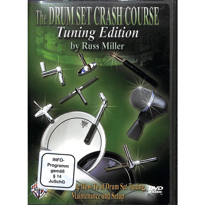 Titelbild für DVD 905858 - DRUMSET CRASH COURSE TUNING EDITION