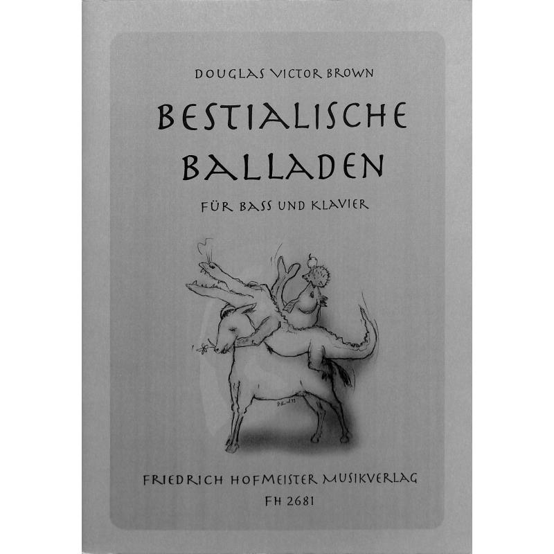 Titelbild für FH 2681 - BESTIALISCHE BALLADEN