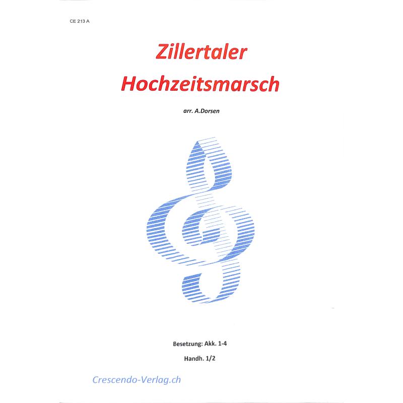 Titelbild für CRE 213A - ZILLERTALER HOCHZEITSMARSCH