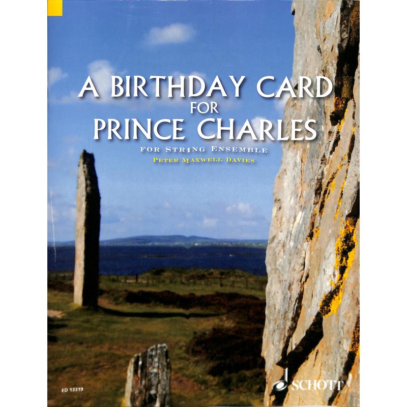 Titelbild für ED 13319 - A BIRTHDAY CARD FOR PRINCE CHARLES
