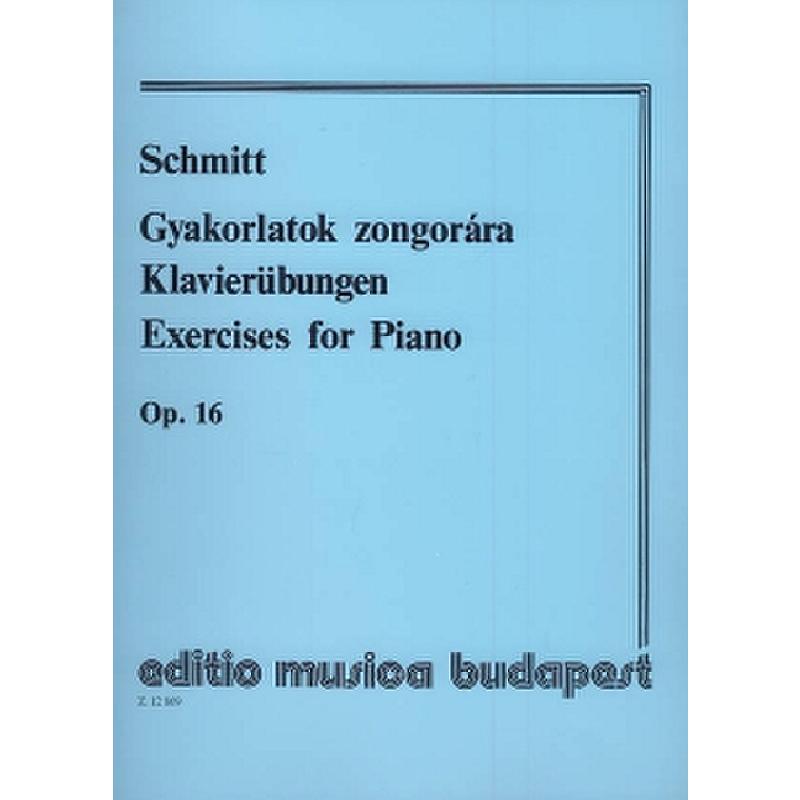 Titelbild für EMB 12869 - EXERCISES OP 16 (KLAVIERUEBUNGEN)