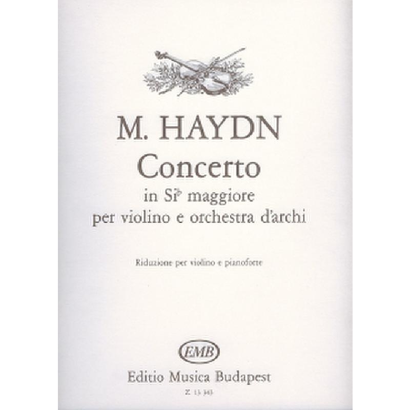 Titelbild für EMB 13343 - KONZERT B-DUR - VL ORCH