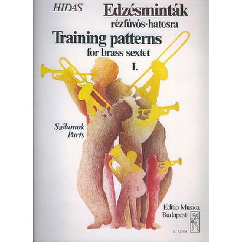 Titelbild für EMB 12834 - TRAINING PATTERNS 1 FOR BRASS SEXTETT