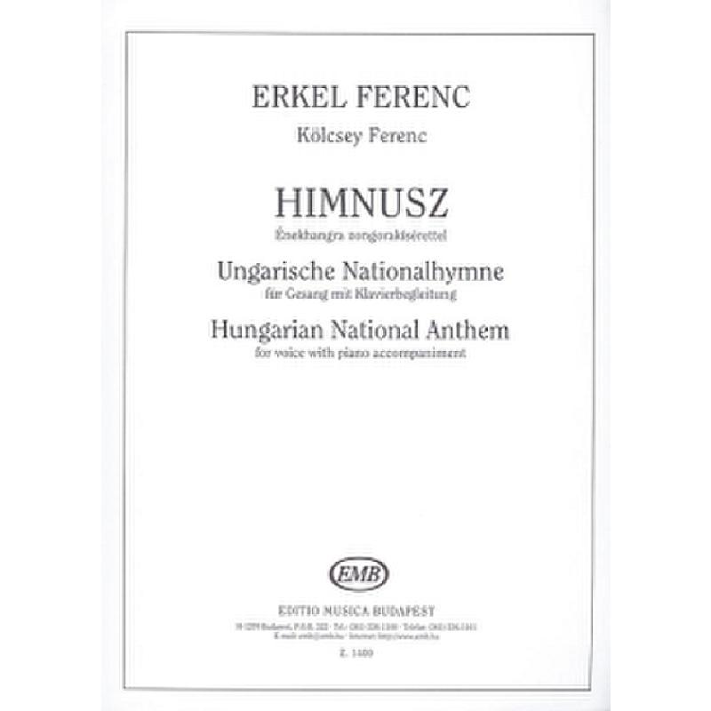 Titelbild für EMB 1400 - UNGARISCHE NATIONAL HYMNE (ANTHEM)
