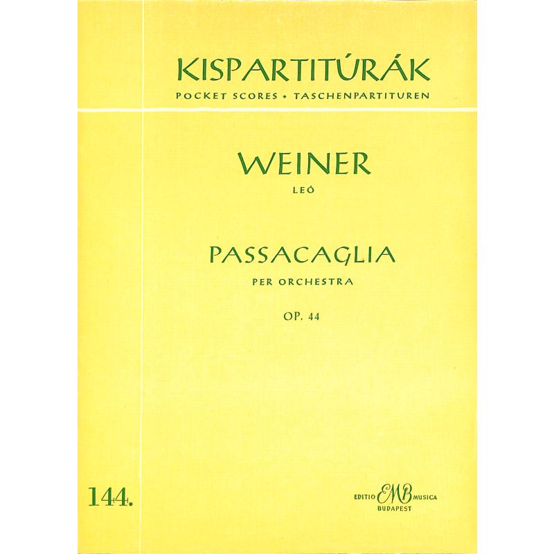 Titelbild für EMB 3716 - PASSACAGLIA OP 44