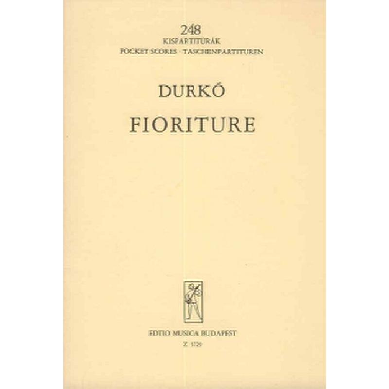 Titelbild für EMB 5729 - FIORITURE FUER ORCH