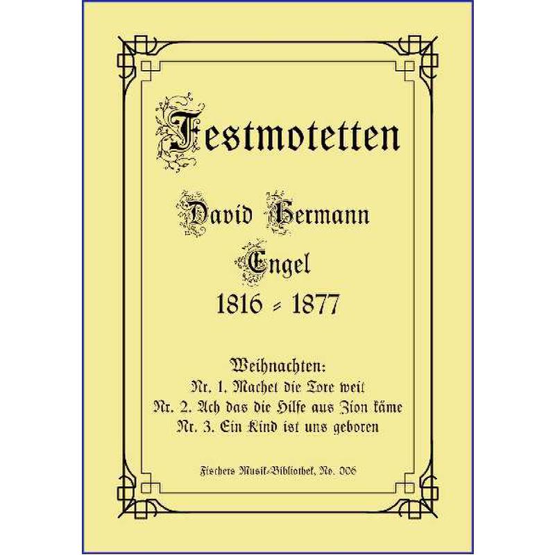 Titelbild für FMB 006 - FESTMOTETTEN - WEIHNACHTEN