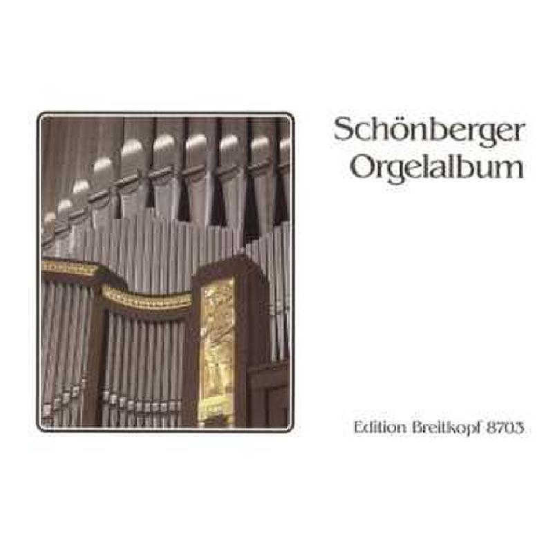 Titelbild für EB 8703 - SCHOENBERGER ORGELALBUM
