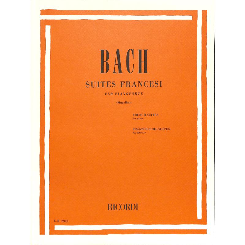 Titelbild für ER 2922 - FRANZOESISCHE SUITEN BWV 812-817