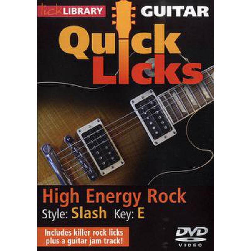 Titelbild für RDR 0240 - GUITAR QUICK LICKS - HIGH ENERGY ROCK