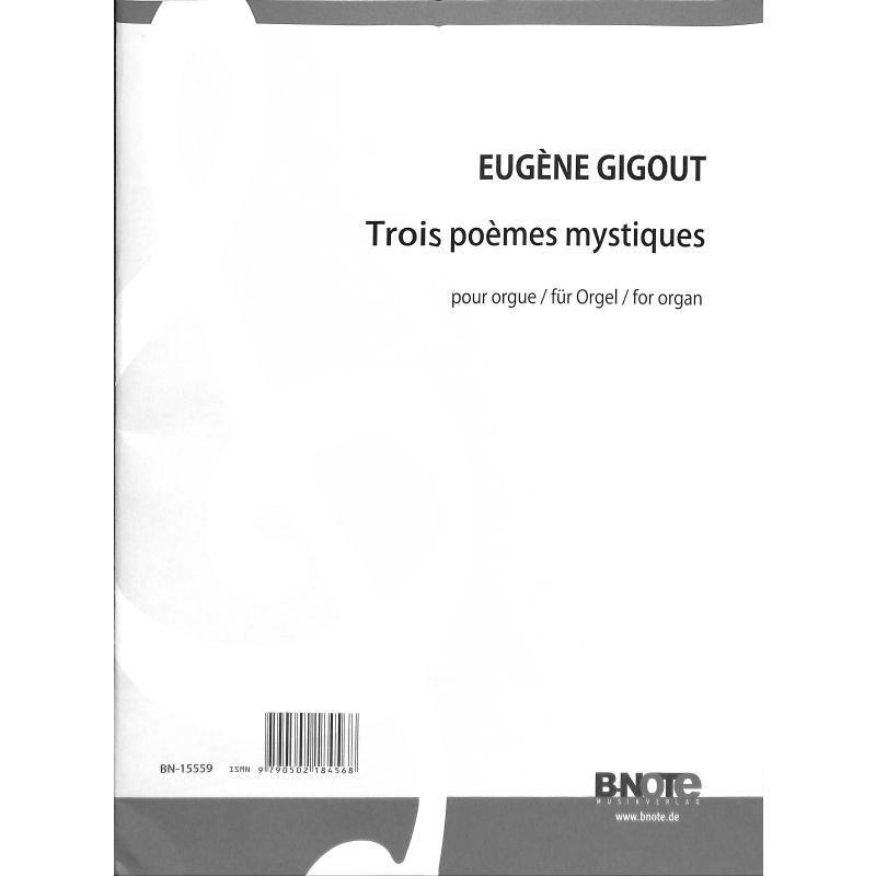 Titelbild für BNOTE -BN15559 - Poemes mystiques pour grand orgue