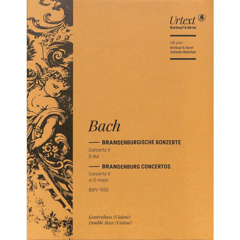 Titelbild für EBOB 4067-KB - BRANDENBURGISCHES KONZERT 5 D-DUR BWV 1050