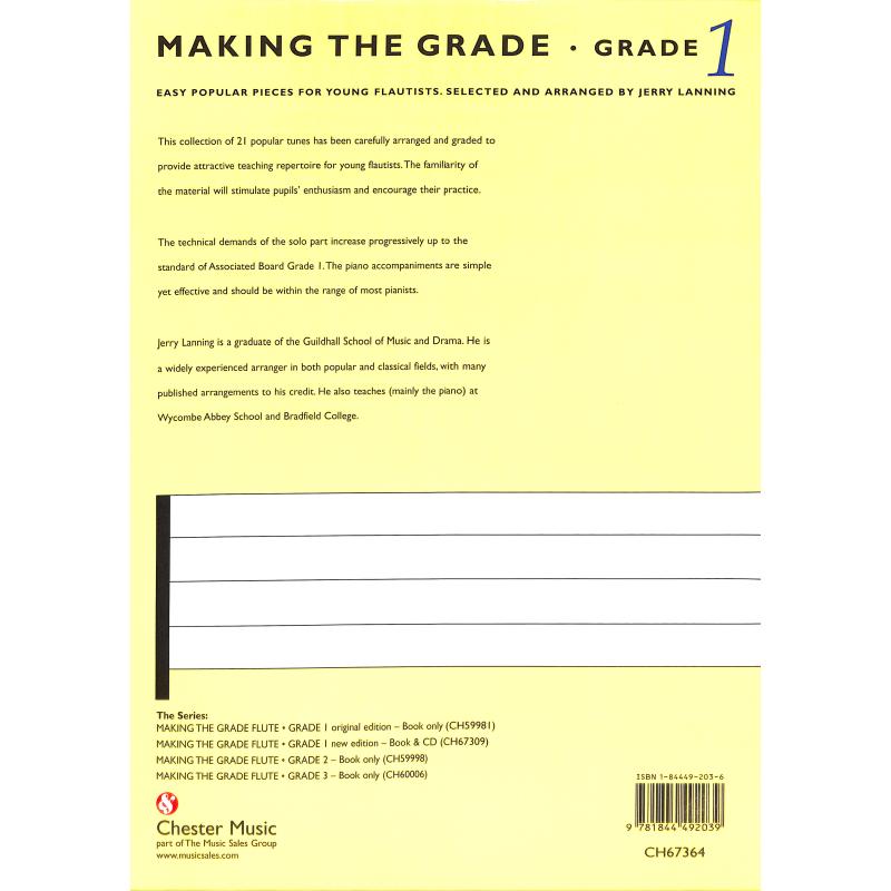 Notenbild für CH 67364 - MAKING THE GRADE 1 - REVISED