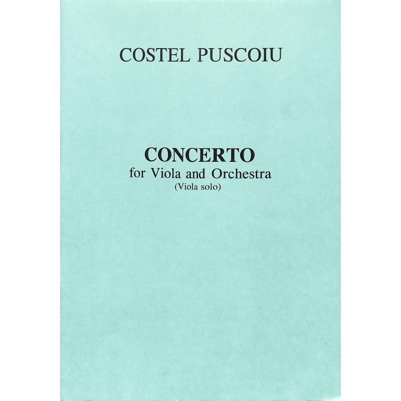 Titelbild für PUSCOIU -T1 - KONZERT - VA ORCH